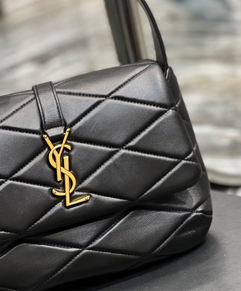 Saint Laurent Le 57 Shoulder Bag In Quilted Lambskin 698567 Black